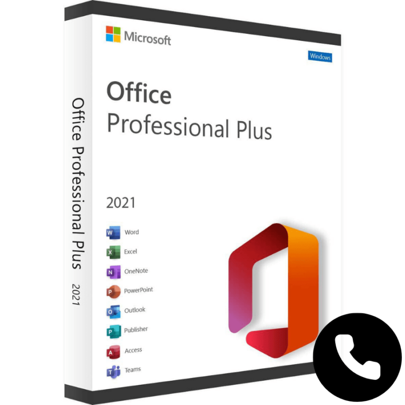 Office 2021 Pro Plus - Phone Activation - Win10cdkeys