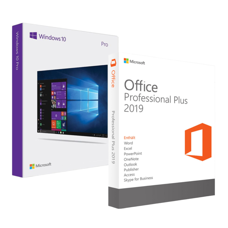 Pack Windows 10 Pro + Office 2019 Pro Plus - Win10cdkeys